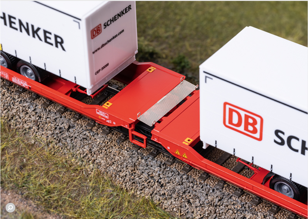 Märklin H0, 47470 Doppel-Taschenwagen Sdggmrss 738, DB AG, Ep.VI, neu ovp – Bild 2