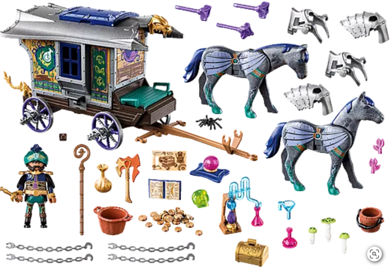 Playmobil 70903, Violet Vale - Händlerkutsche, neu, ohne Außenverpackung – Bild 2