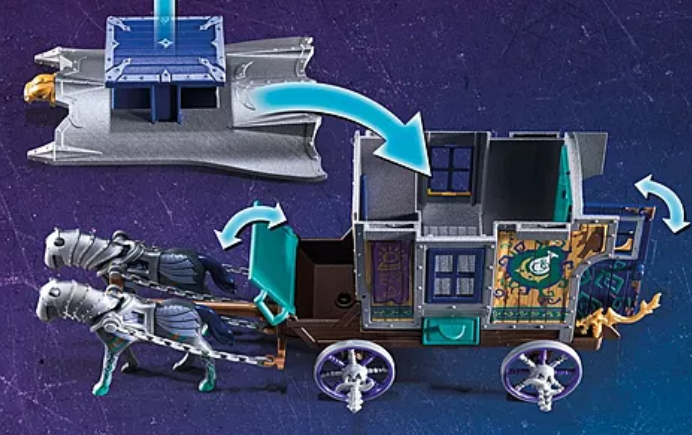Playmobil 70903, Violet Vale - Händlerkutsche, neu, ohne Außenverpackung – Bild 3