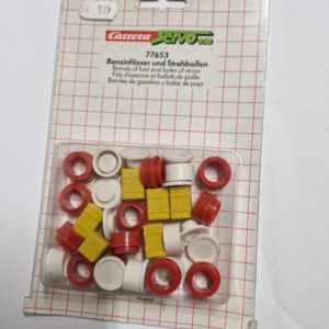 Carrera Servo 140, 77653 Benzinfässer und Strohballen, neu ovp