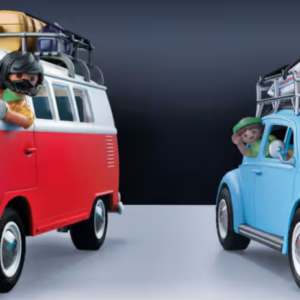 Playmobil, Diorama - VW T1 Bulli und Käfer, Dekomodell unbespielt
