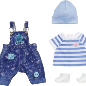 Zapf - Creation Baby Born Deluxe Jeans Latzhosen Set