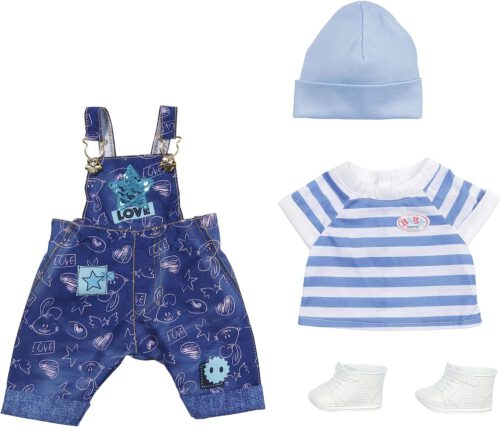 Zapf - Creation Baby Born Deluxe Jeans Latzhosen Set
