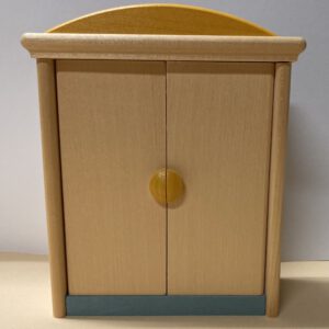Bodo Hennig - Schlafzimmerschrank natur/gelb/blau