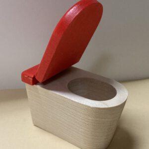 Bodo Hennig - Toilette nature/rot
