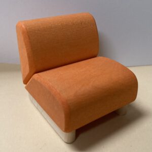 Bodo Hennig - Sessel nature/orange